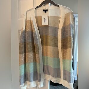Debut Multicolor Striped Cardigan